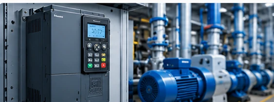 Markasız, temsili endüstriyel otomasyon görseli
